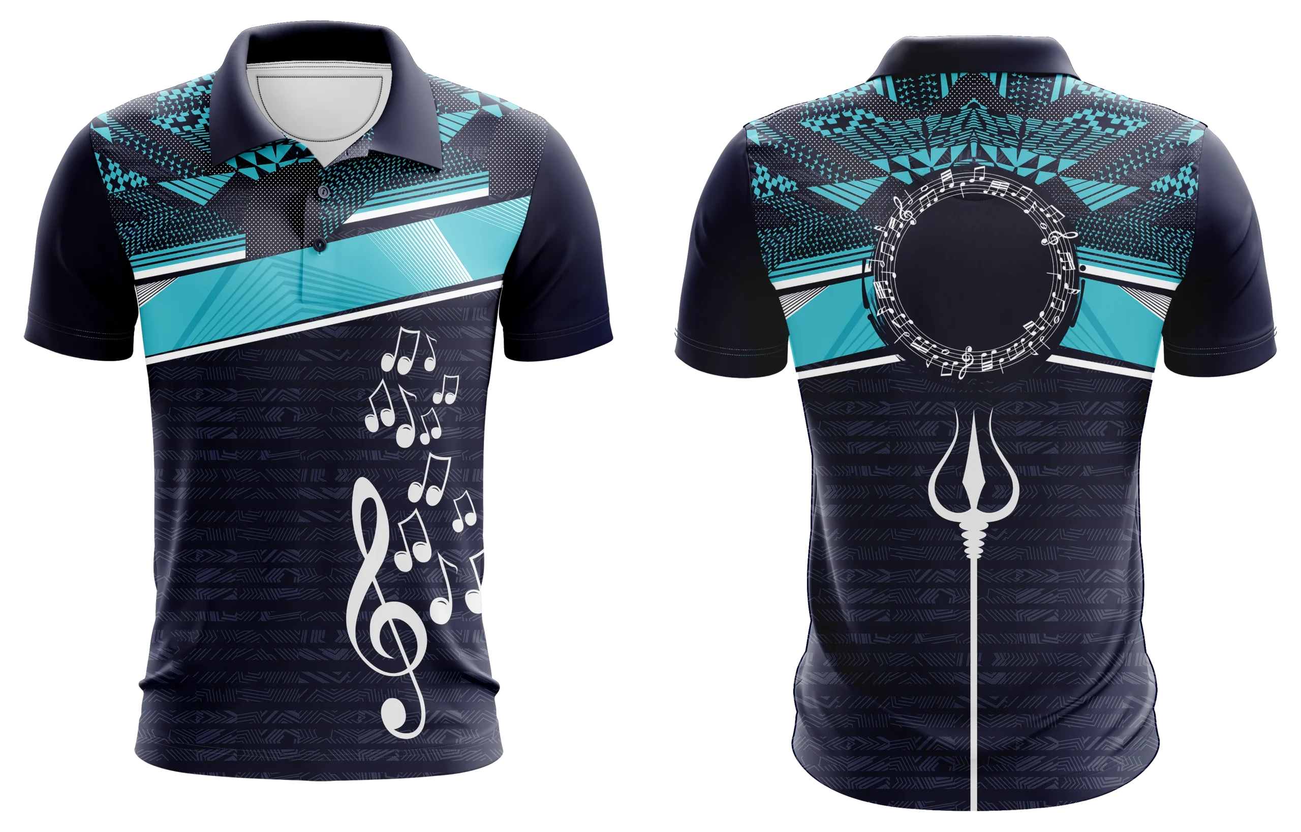 Mahadev Trishul & Musical Polo Shirt